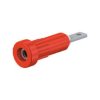 Gniazdo pomiarowe Ø 2 mm wciskane, EB2-F (30 VAC ~ 60 VDC, czerwone)
