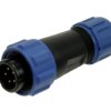 Wtyk; SP1310/P5I-N; 5 torów; lutowany; 0,75mm2; 4-6,5mm; SP13; na przewód; IP68; 5A; 180V; Weipu; RoHS