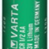 Lithium-battery, 3 V, 1/2R6, 1/2 AA, round cell, surface contact, 86127 101 501