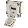Telegärtner 100022951 USB-flange set option 6 light grey 1pc