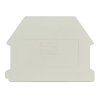 Dinkle DK4NC-WE DIN Rail Terminal Block End Cover - White