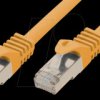 15.0m Patch cable,Cat.7 raw cable, orange, RJ45