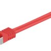 Rj45 Patchkabel, Cat 6A S/Ftp (Pimf), 500 Mhz Z Cat 7 Kable Surowym, Czerwony...