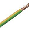 Przewód montażowy 2,5mm² Zielony/Żółty RS PRO 450/750 V dł. 100m Certyfikat CENELEC , certyfikat norm zharmonizowanych,