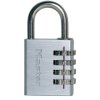 Master Lock 7640EURD Aluminium 40mm 4-Digit Combination Padlock