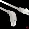 85855 Network cable RJ45 Cat.5e SF/UTP downwards angled / straight 0.5