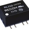 Przetwornica DC-DC, 0.25W, Uwe 4,5→ 5,5 V prądu stałego, Uwy ±5V dc, Iwy ±25mA, Recom