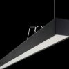 LX700312 LED office counter light, black, 120cm, 40W, CCT, Eaglerise