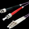 21998775 Fiber optic cable LC/ST OM4 50/125 µm, violet, 5m