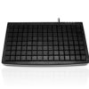 Klawiatura Kompaktowa przewodowa, kolor: Czarny, PS/2, QWERTY (USA), Ceratech