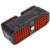 Socket housing, black, 70 poles, for DRC series, DRC16-70SB