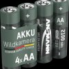 1322-0026 maxE NiMh battery, AA (Mignon), 2100 mAh, pack of 4