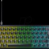 CX-K5V2-RGB-CPT-BLACK-R-GER Gaming keyboard, USB, RGB, MX2A RED, black, DE