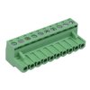 10-Way 5.00mm Right Angle Pluggable Terminal Block 15A 300V