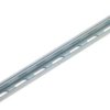 DIN rail, perforated, 15 x 5.5 mm, W 2000 mm, steel, galvanized, 0117500000