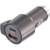 VOLTCRAFT VC-16690845 USB charger USB-A USB-C Black Car Charger 45W