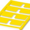 PA device marker, (L x W) 14.8 x 27 mm, yellow, sheet with 8 pcs, 0827895