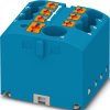 Distribution block, push-in connection, 0.5-10 mm², 40 A, 6 kV, blue, 1221452