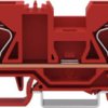 2-wire feed-through terminal, cage clamp, 0.2-16 mm², 1 pole, 76 A, 8 kV, red, 283-903