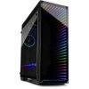 Inter-Tech X-908 Infini2 | Infinity Mirror | Tower Case | USB-C | Zwart