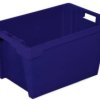 BRB Lagertechnik 1658197 Pojemnik obrotowy do sztaplowania nadaje się na żywność (D x S x W) 600 x 400 x 300 mm niebiesk