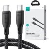 Kabel Usb-C / Usb-C Joyroom Sa34-Cc3 100Cm 60W 5A Pd W Oplocie Czarny