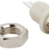 BNC panel socket 50 Ω, solder connection, straight, 031-10-RFX