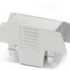 Upper part of housing, ABS, (W x H x D) 22.6 x 74.16 x 36.95 mm, light gray, for enclosure, 2201453