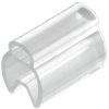 PVC cable maker, inscribable, (W x H) 12 x 18 mm, max. bundle Ø 22 mm, transparent, 1806200000