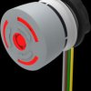 Emergency stop, rotary release, mounting Ø  22.3 mm, illuminated, red, 1 Form B (N/C), 84-6221.2B40