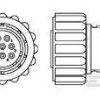 TE Connectivity 796902-1 TE AMP Circular Plastic Connectors, 1 szt.