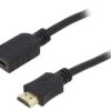 Kabel HDMI gniazdo,HDMI wtyk, PVC, 3D,4K,ARC,UHD 2160p, dł. przewodu: 4,5m CC-HDMI4X-15
