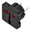 Adapter WT PL GN uniwersalne UK / USA czarne bl