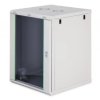 Szafa sieciowa wisząca Dynamic 19 16U rack 600x600, drzwi szyba, szary, niezłożona, 60kg DN-37114