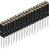Socket header, 36 pole, pitch 2.54 mm, straight, 10026270