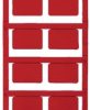 PA device marker, (L x W) 27 x 18 mm, red, 80 pcs, 1906110000