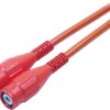 Przewód pomiarowy 67.9770-100-22, PVC, 1kV, kolor: Czerwony, dł. 1m, CAT II 1000V, -10 → +70°C, Staubli