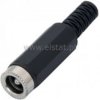 Gniazdo DC 2,1 / 5,5 na kabel PCV