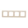 Ramka 4-krotna, beżowa, Sedna Design SDD312804