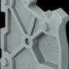 2001-549 Blanking module for jumping e.g. bridged terminal blocks, grey