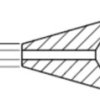 Solder nozzle, round shape, Ø 1 mm, N61-08
