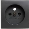 B.Kwadrat/B.3/B.7 Płytka czołowa gniazda z/u z przesłonami antracyt 3965768996