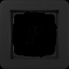 0211 153 Gira E1 cover frame, 1 gang, matte black