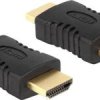 adapter HDMI Delock 65508, [1x złącze męskie HDMI - 1x złącze męskie HDMI], styki pozłacane