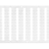 Oznacznik 5,6x10,5mm biały UC-TM 6 0818085 /10szt./
