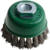 Lessmann 482.817 Knot Cup Brush 65mm M14x2.0, 0.50 Stainless Steel Wire