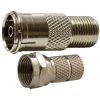 Przejście Adapter antenowy F (gniazdo) / IEC TV (gniazdo) + Wtyk F nakręcany 7,0mm