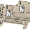 Initiator/actuator terminal block, push-in connection, 0.5-1.5 mm², 13.5 A, 4 kV, dark beige, 1992260000
