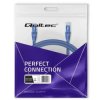 Qoltec Kabel Patchcord UTP CAT6 2 x RJ-45 1m High speed Gold