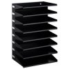 Durable 336101 sorting tray A4 Black 8 compartments durable material